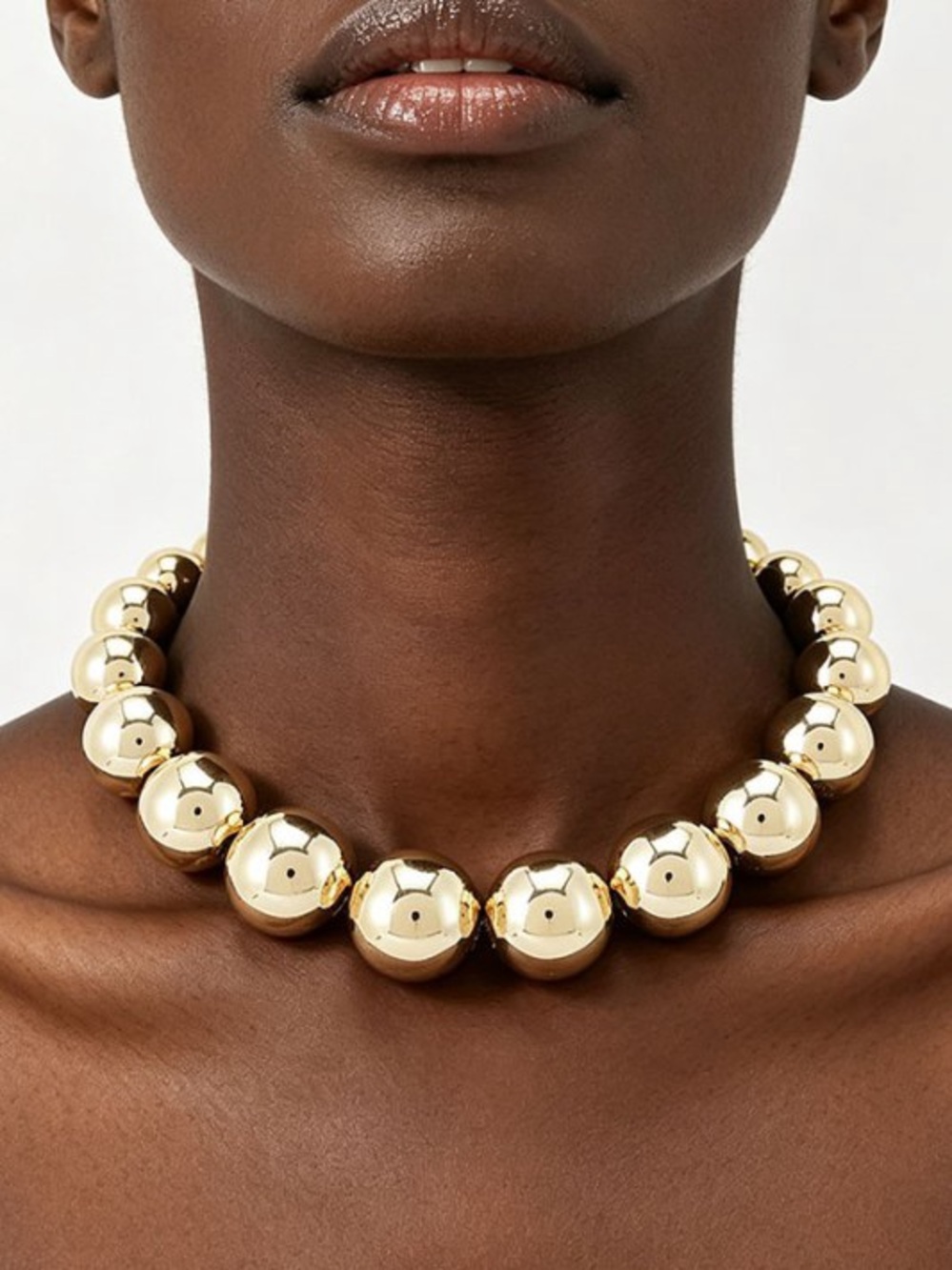 Multi Round Bead Necklace - Picture 1 of 9